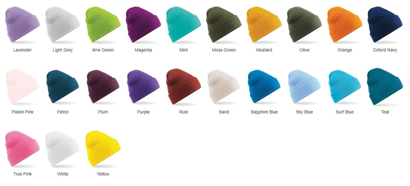 Beanies bundles colours 2