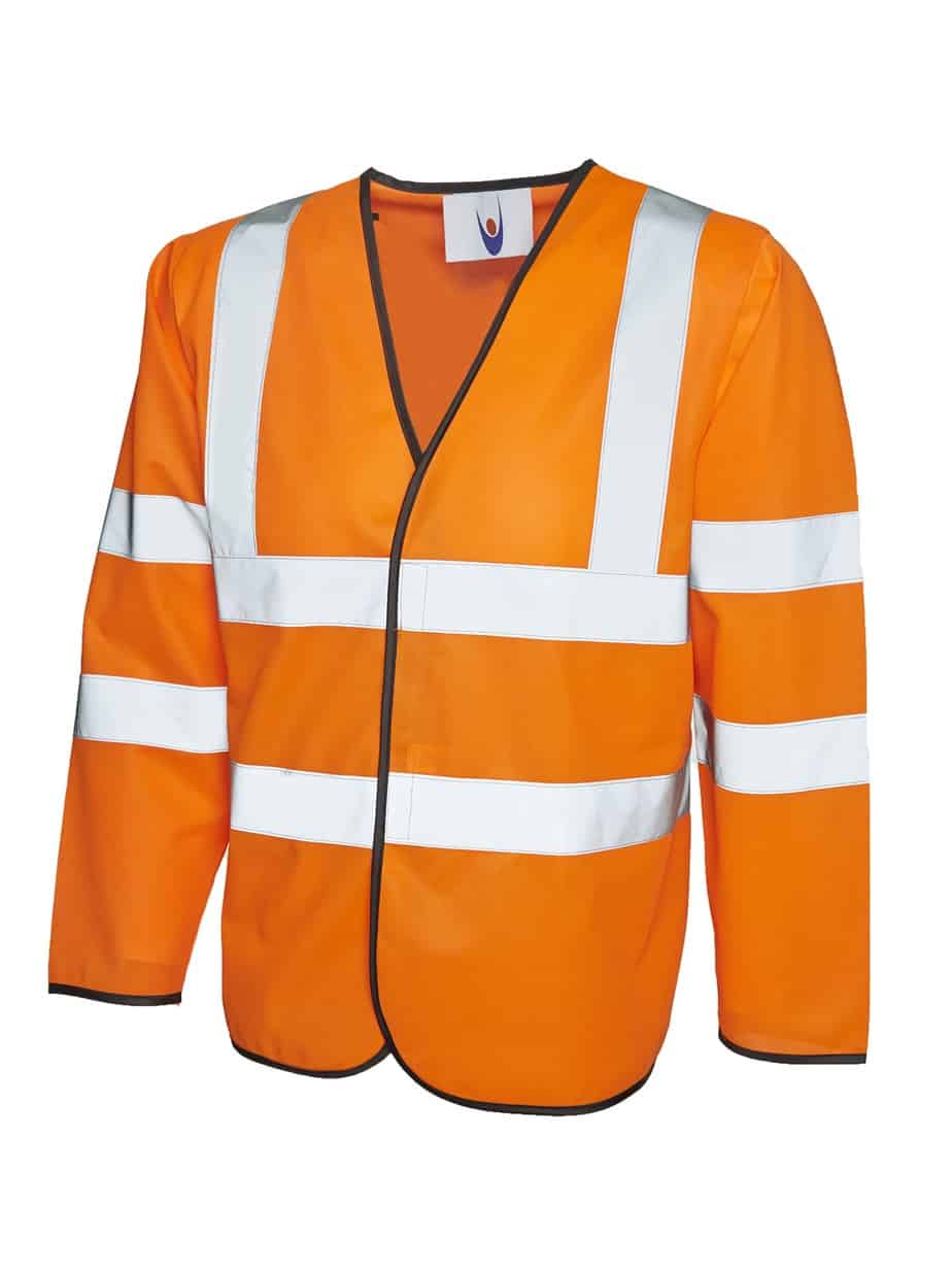 Long Sleeve Safety Waist Coat – Uneek